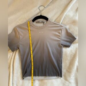 KITH WOMEN DEGRADE MULBERRY TEE - SUNSET DEGRADE size XS